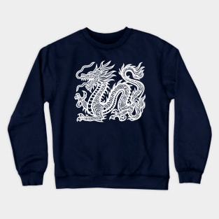 White Dragon Crewneck Sweatshirt